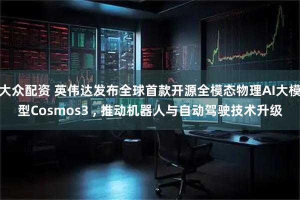 大众配资 英伟达发布全球首款开源全模态物理AI大模型Cosmos3 , 推动机器人与自动驾驶技术升级